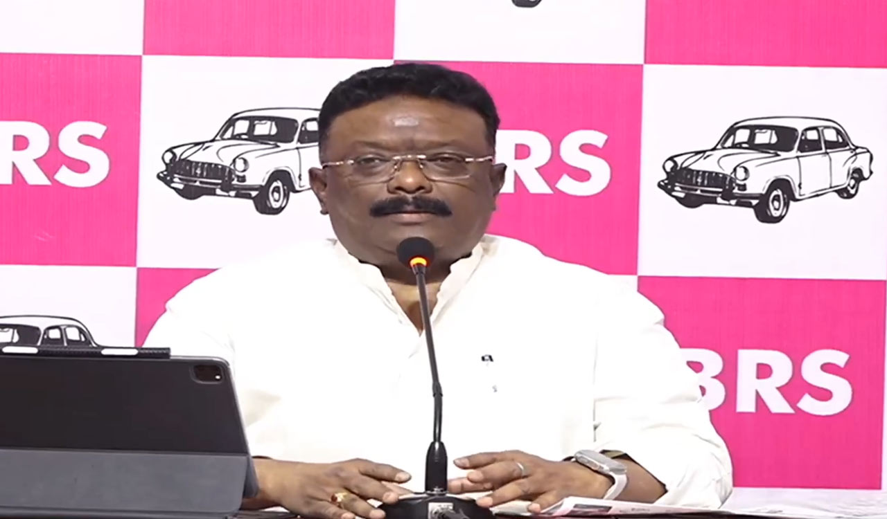 BRS MLC Sravan targets Congress govt for fiscal mismanagement