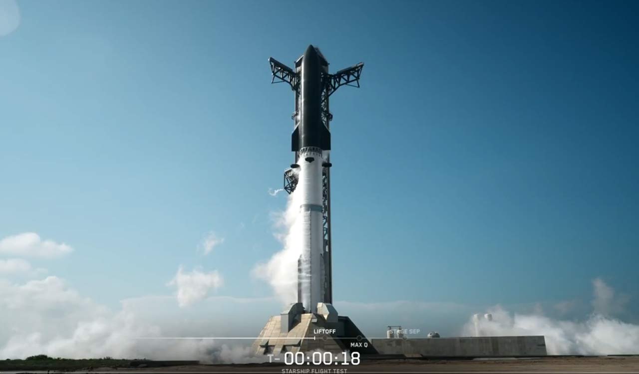 SpaceX launches latest Starship test flight with upgraded system