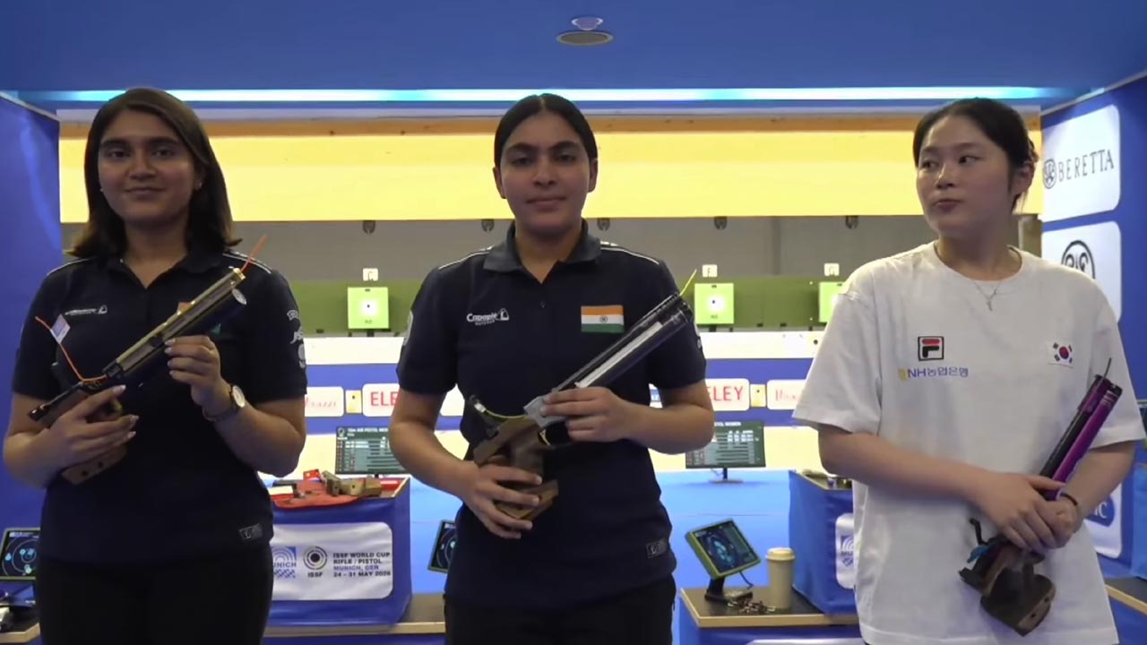 Suruchi defends gold, Esha wins silver as India tops Munich Shooting World Cup tally