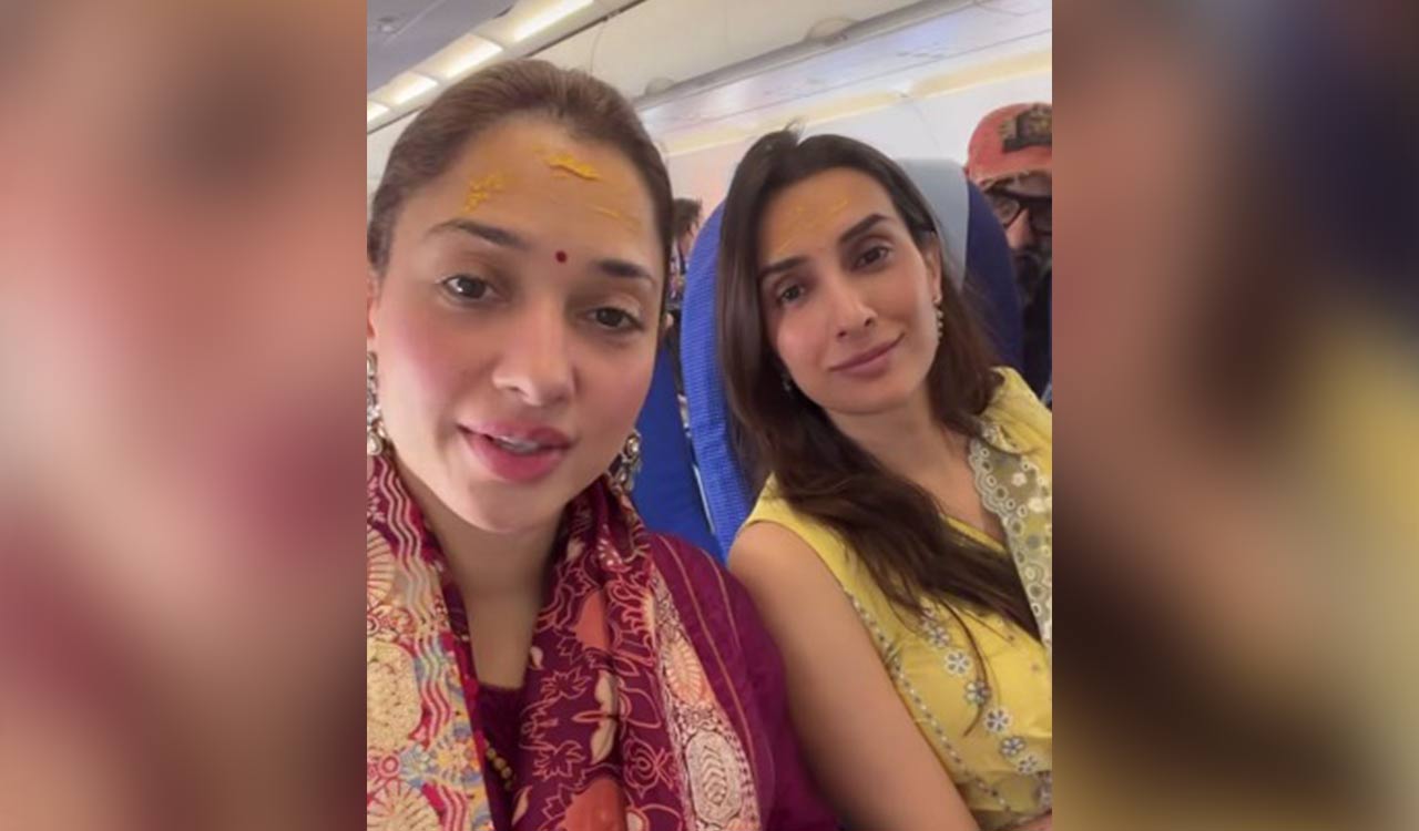 Tamannaah Bhatia, Pragya Kapoor visit Ujjain’s Mahakaleshwar Temple