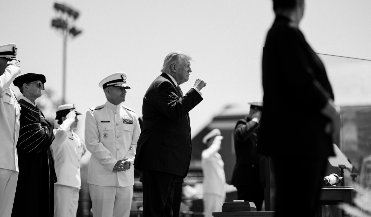 Trump warns Iran against nuclear weapons during Coast Guard Academy speech