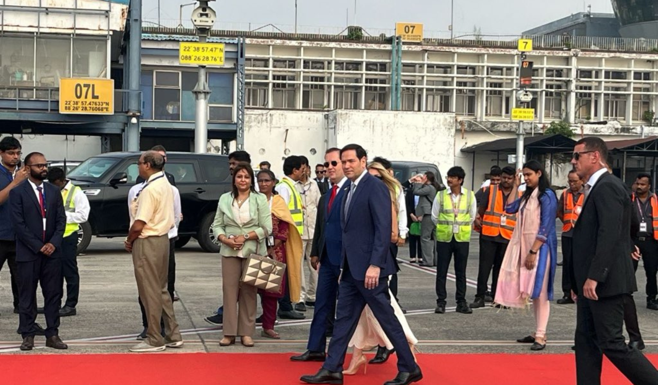 US Secretary of State Marco Rubio arrives in India for four-day visit