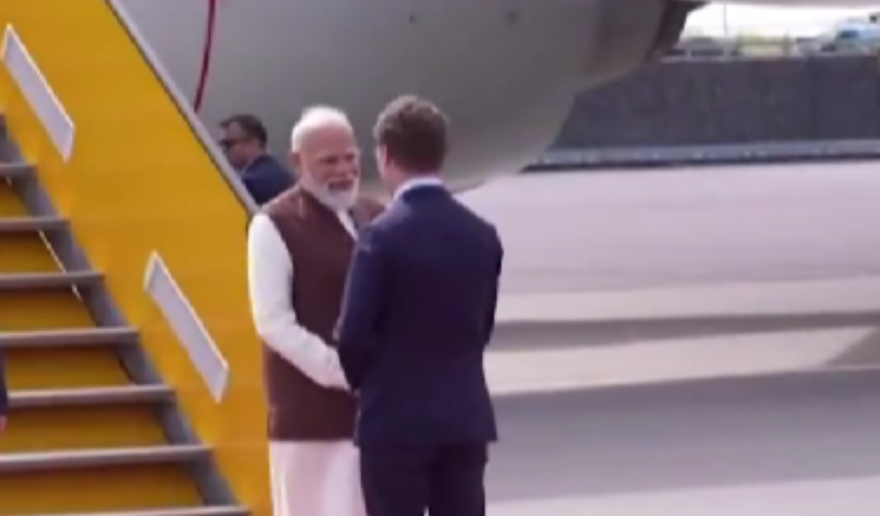 Modi arrives in Sweden for key trade and tech talks
