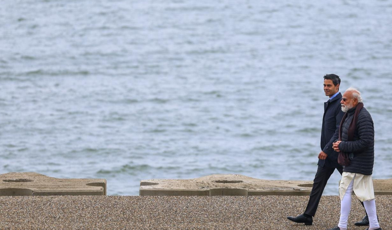 Modi visits iconic Dutch dam to boost water cooperation