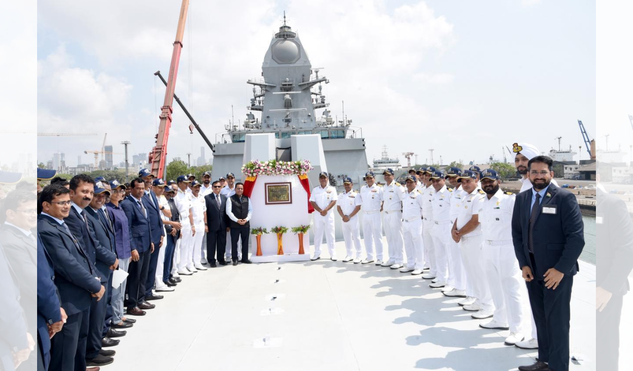 Indian Navy gets indigenous stealth frigate INS Mahendragiri
