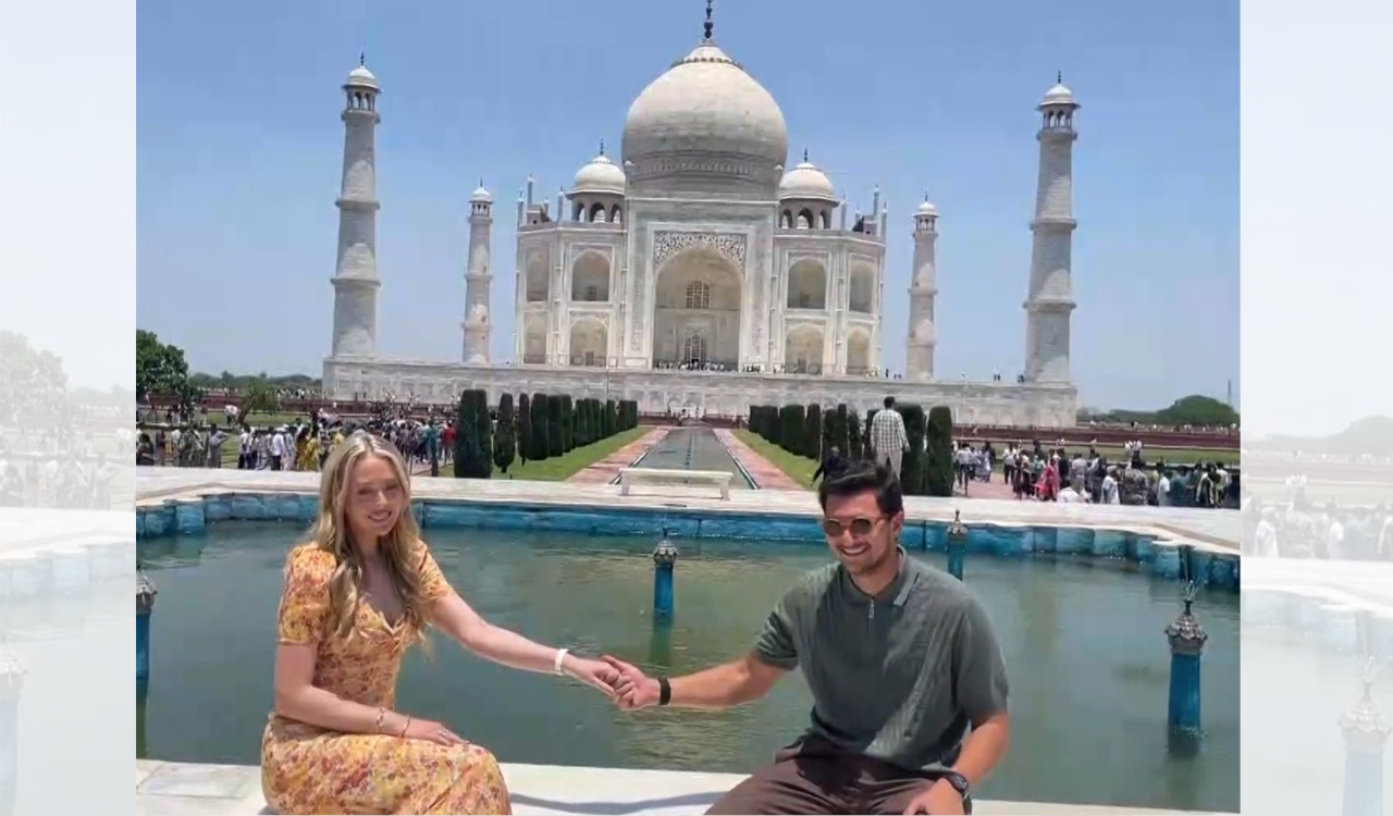 Tiffany Trump visits Taj Mahal with husband Michael Boulos