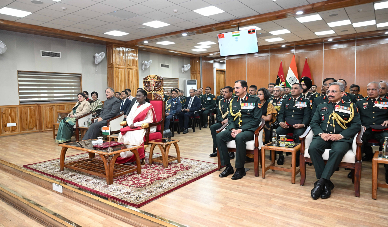 Murmu visits Army Training Command, stresses operational readiness