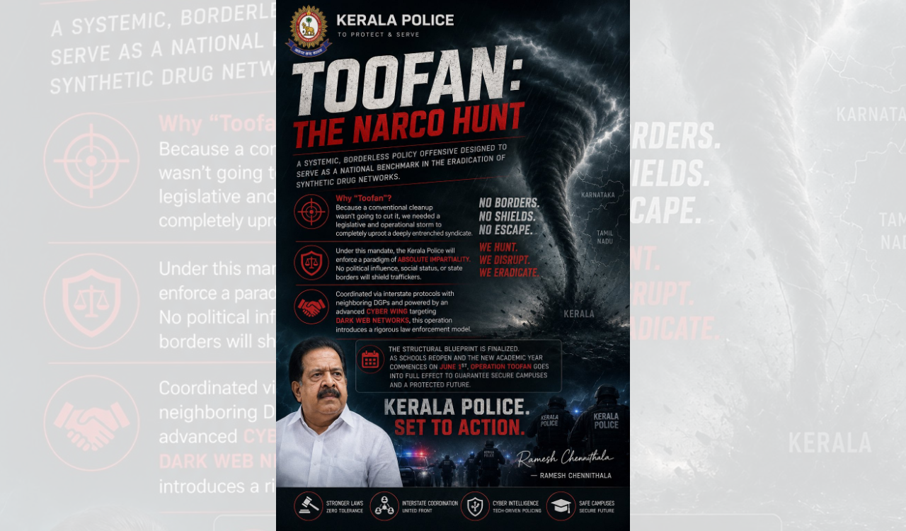 Kerala to launch ‘Operation Toofan’: The narco hunt’ to intensify anti-drug crackdown on June 2