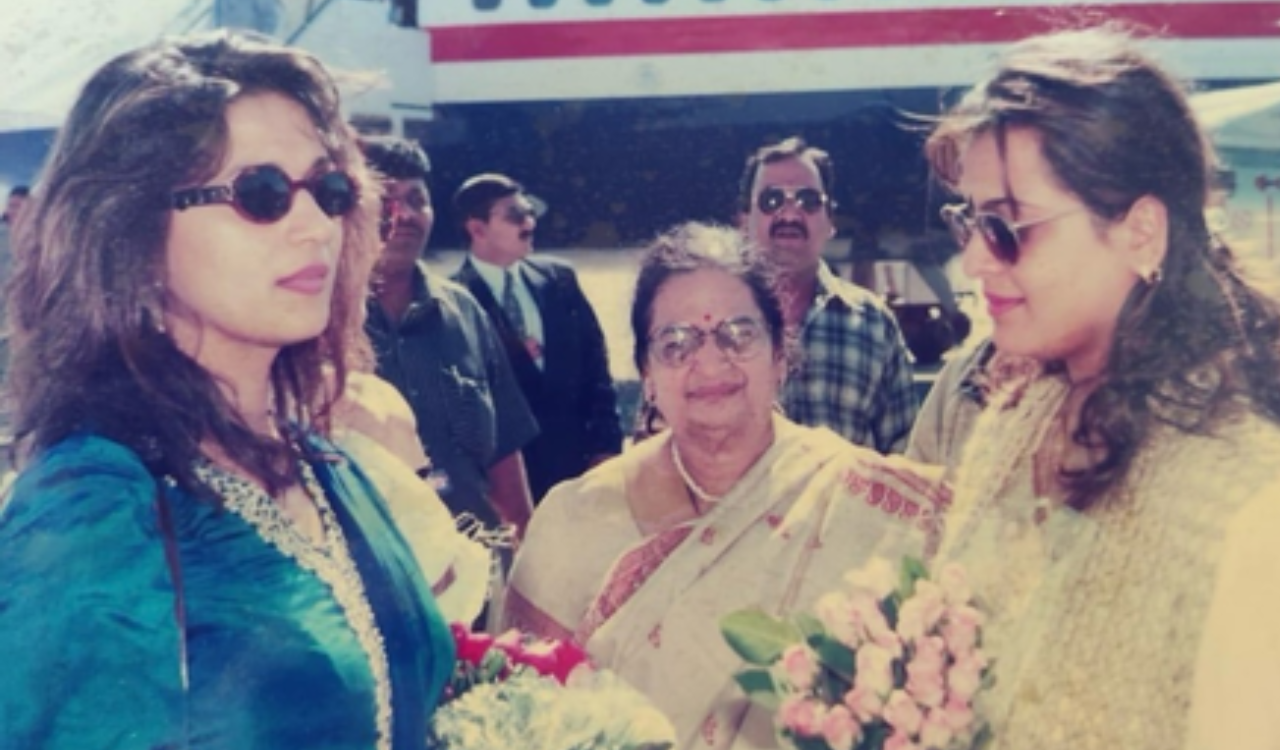 Shilpa Shirodkar shares 90s throwback with Madhuri Dixit