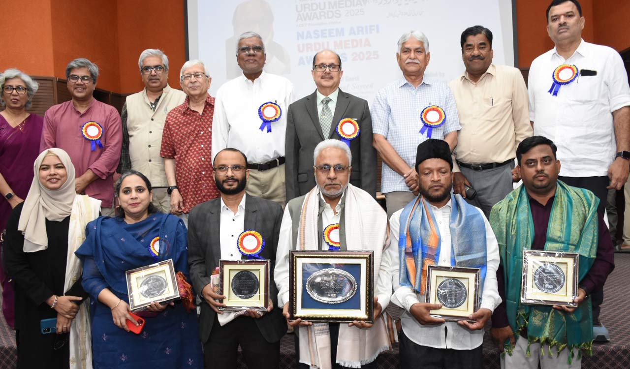 Tributes to Urdu journalism mark Naseem Arifi Media Awards 2025
