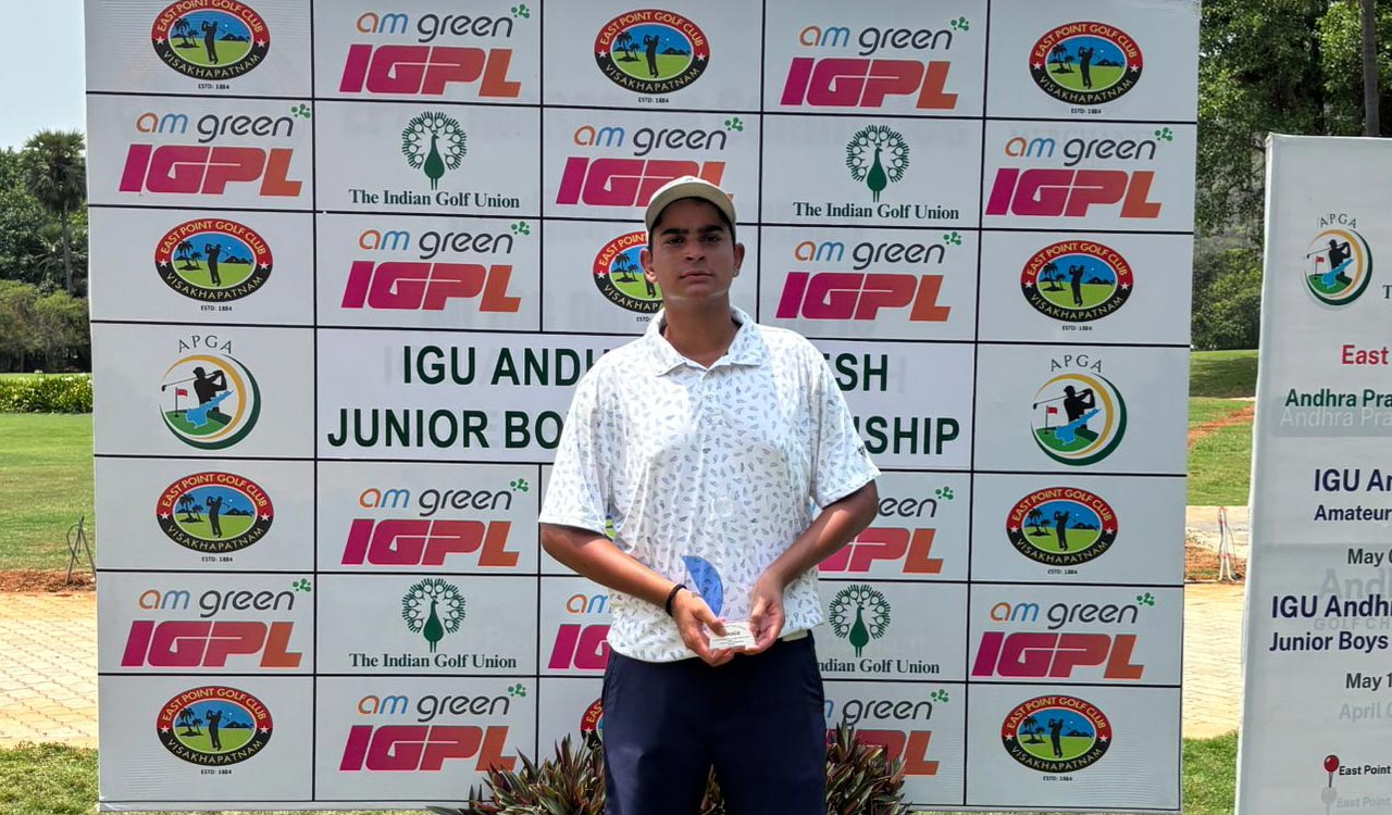 Vihaan Jain wins maiden junior golf title in Visakhapatnam