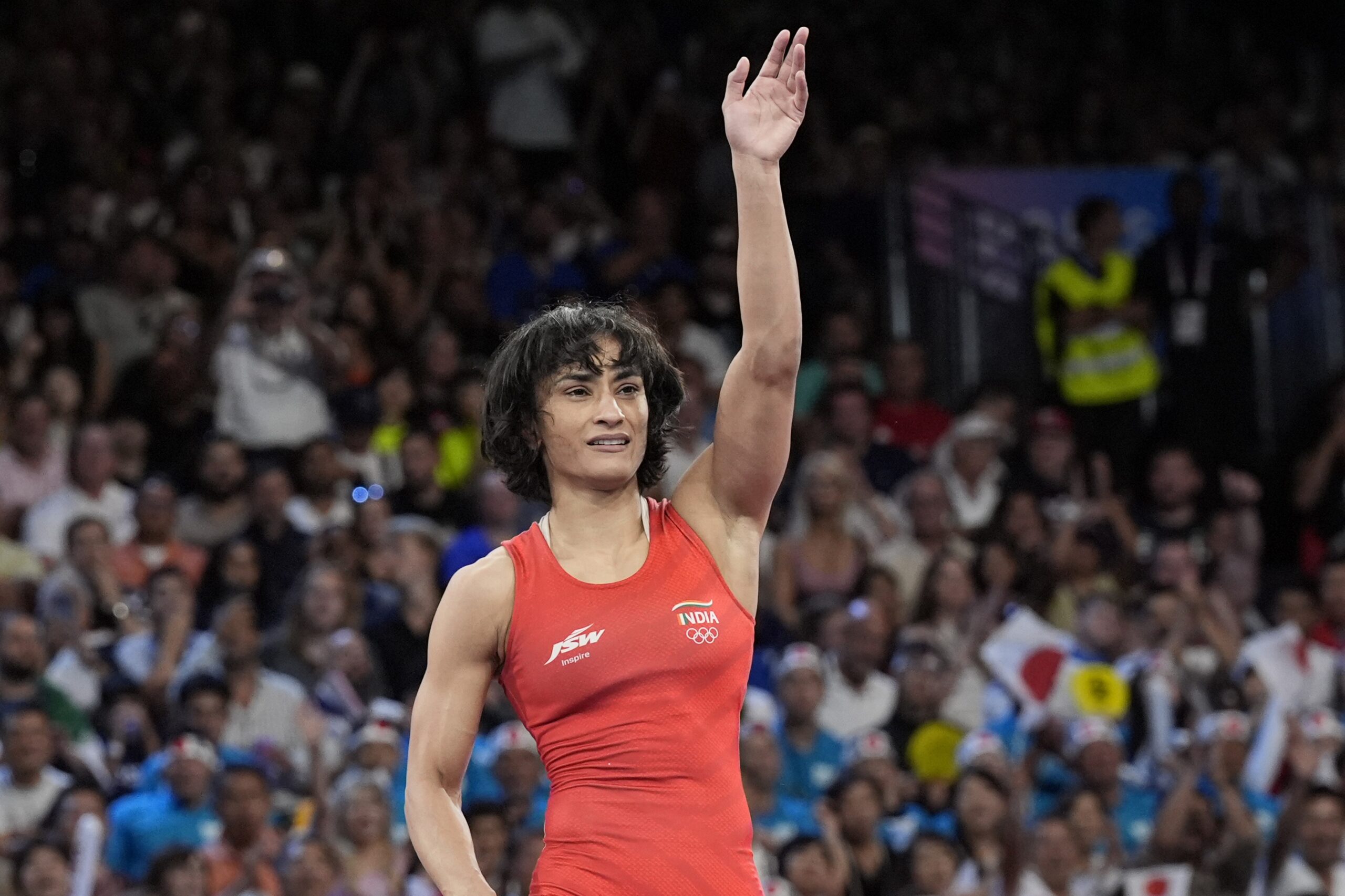 Vinesh Phogat reaches Gonda, claims eligibility to compete