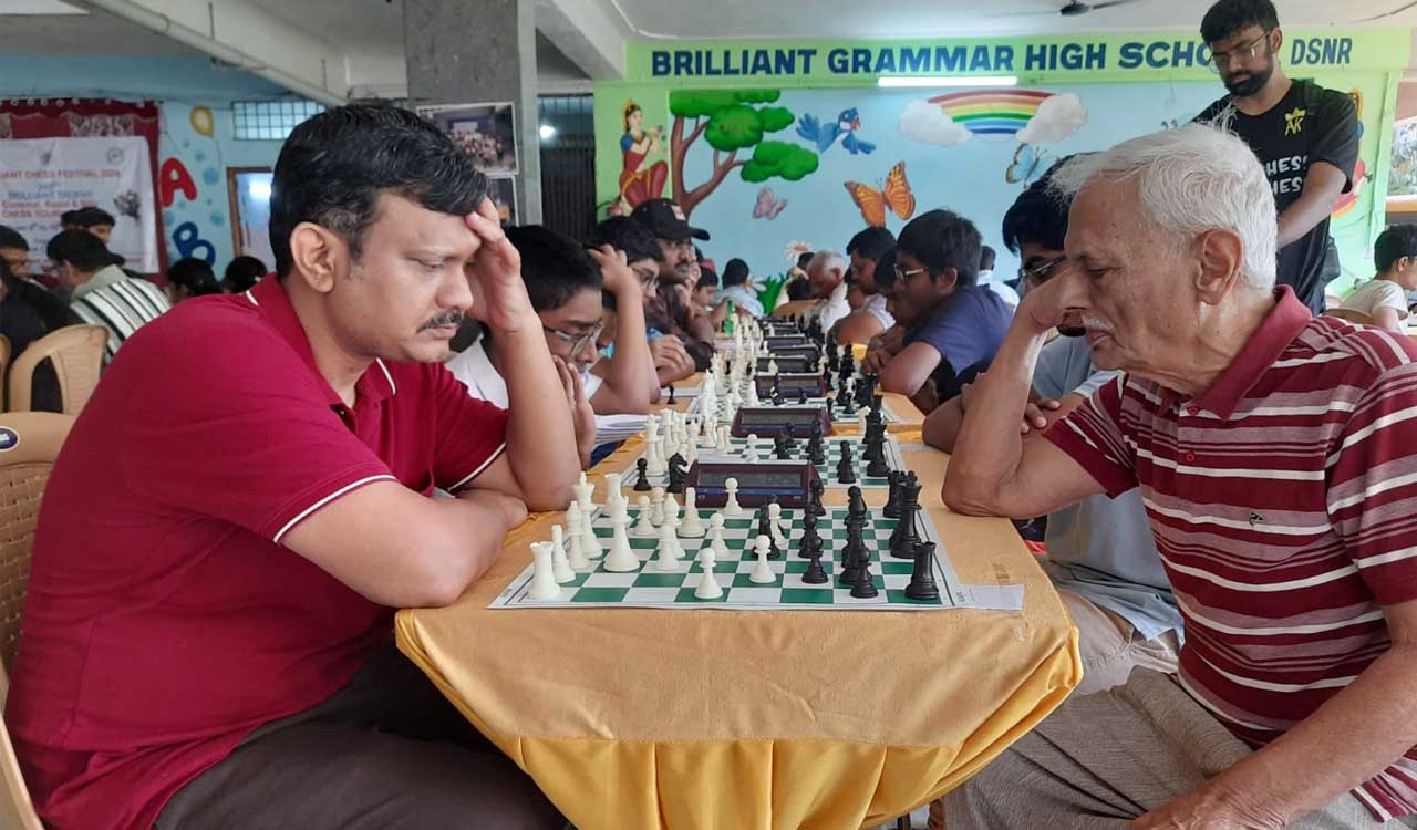 Chidvilas Sai leads Brilliant Trophy Rapid Chess Tournament