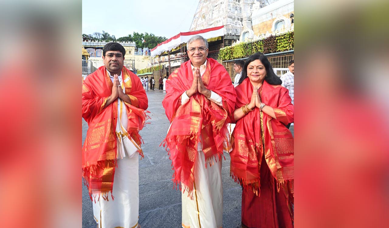 CEC Gyanesh Kumar visits Tirumala Venkateswara Temple after peaceful conduct of 2026 Assembly polls