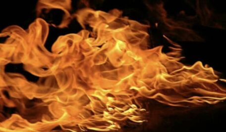 Luxury car goes up in flames near Gachibowli; driver escapes