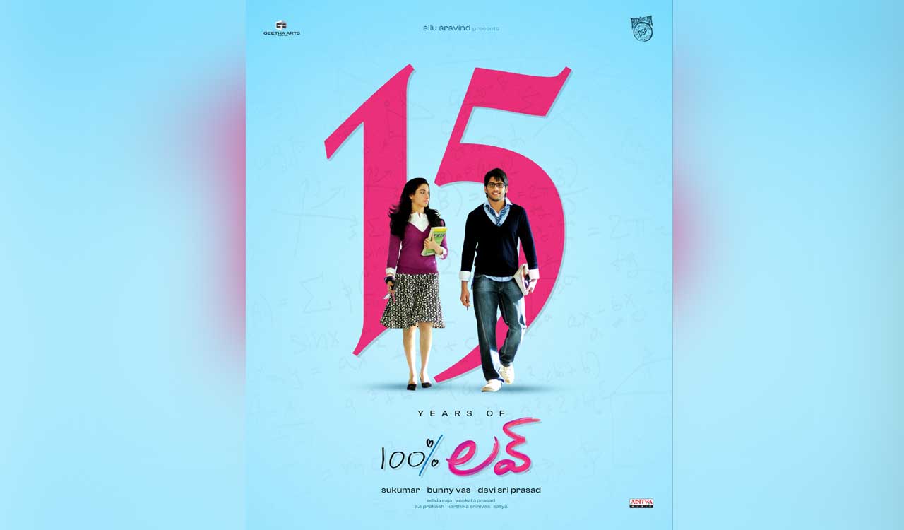 Naga Chaitanya celebrates 15 years of 100 Percent Love