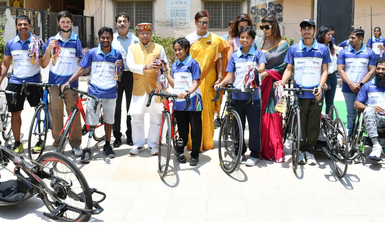 Telangana Governor honors AMF para-athletes