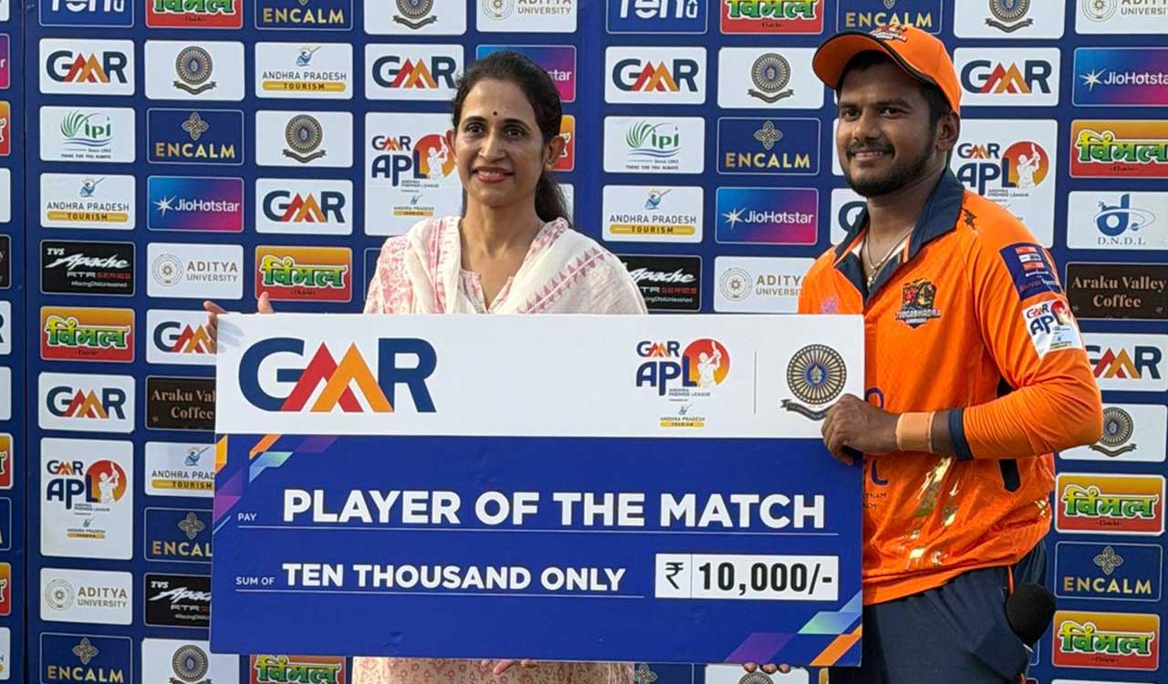 Tungabhadra Warriors beat Bhimavaram Bulls by six wickets in APL T20