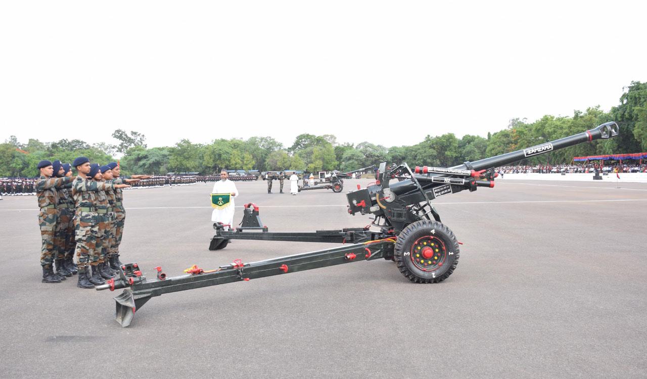 Artillery Centre Hyderabad attests 2,436 Agniveers of Batch 8/26