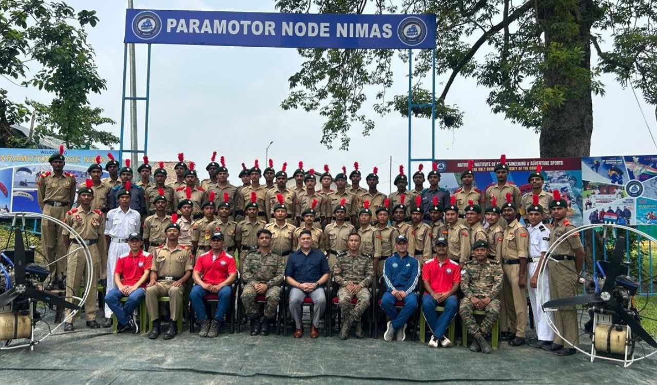 NCC creates history with first All-India Basic Paramotor Course, trains 100 cadets in a month