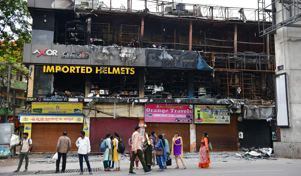 Ameerpet fire causes losses worth several crores, inquiry underway