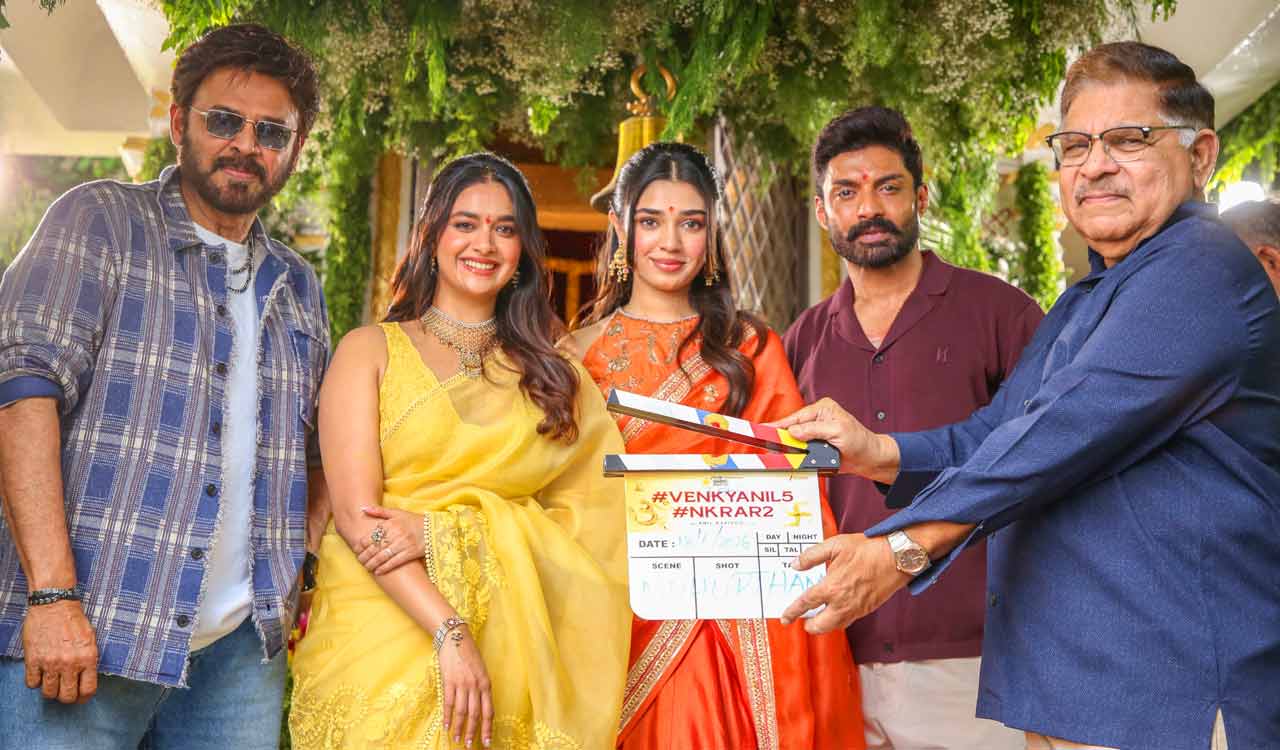 Anil Ravipudi’s film with Venkatesh, Kalyan Ram launched with pooja ceremony