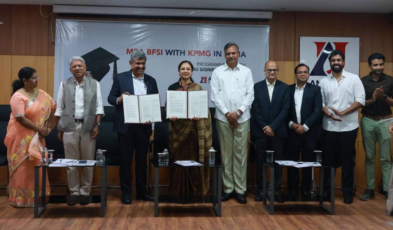Hyderabad-based Anurag University launches MBA-BFSI with KPMG