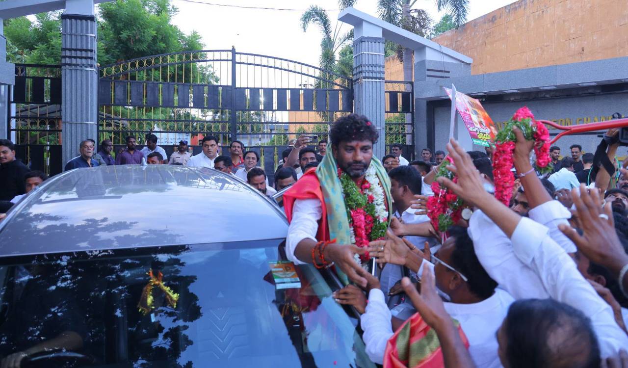Ex-BRS MLA Balka Suman released on bail after 25 days in jail