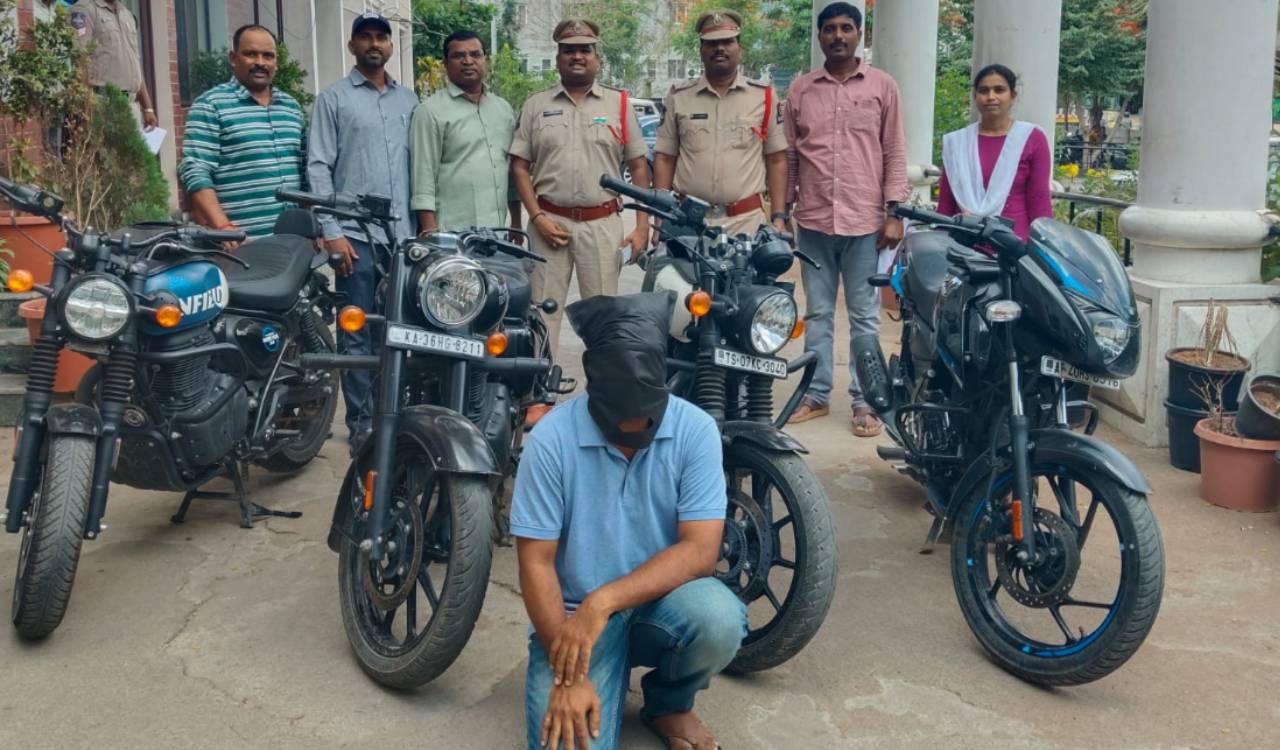RGIA police arrest Mahabubnagar man for interstate bike thefts