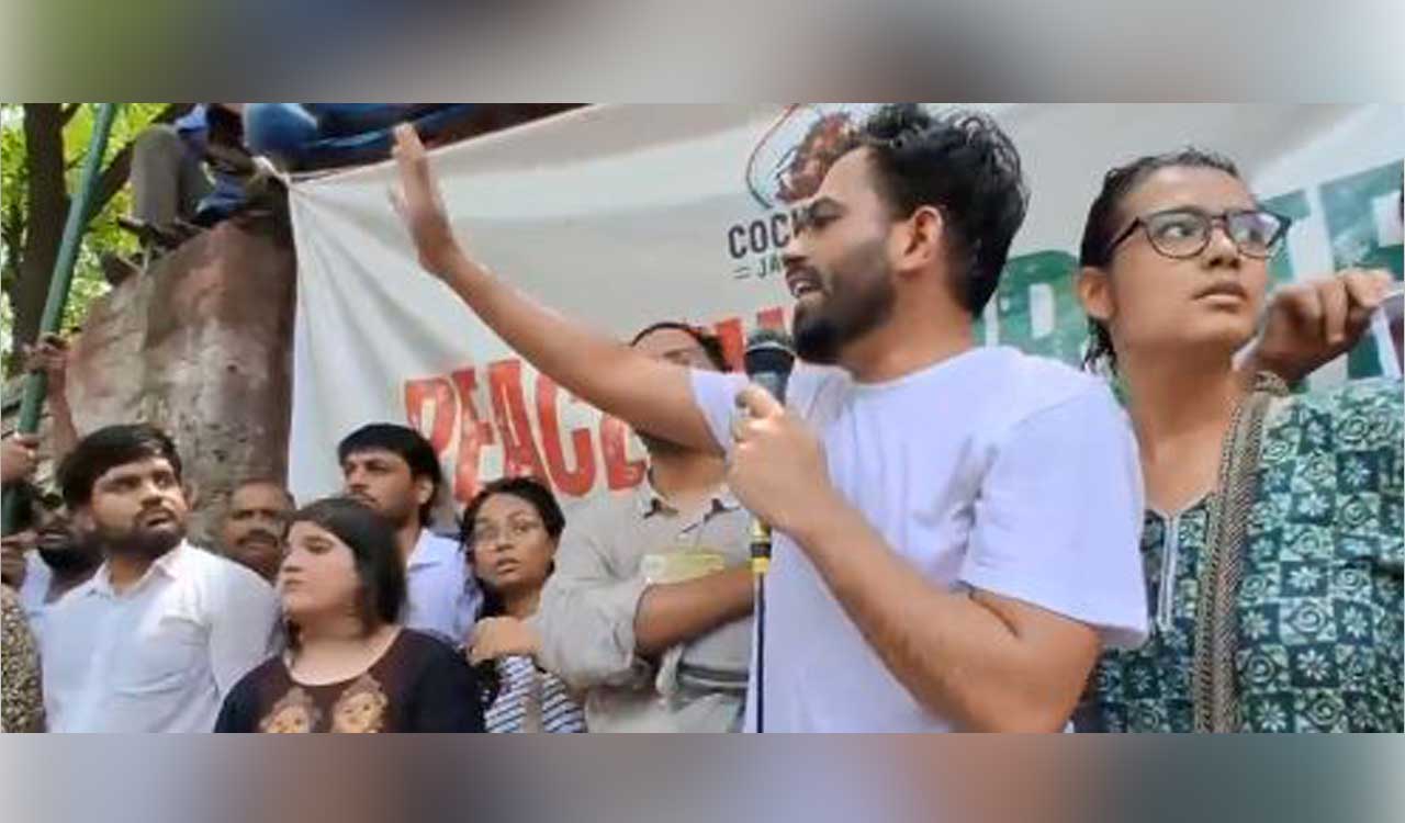 Cockroach Janta Party protest draws students and youth in Delhi