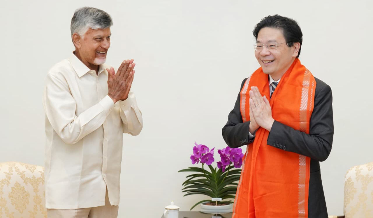 Chandrababu Naidu seeks Singapore partnership in semiconductors, AI and Amaravati development