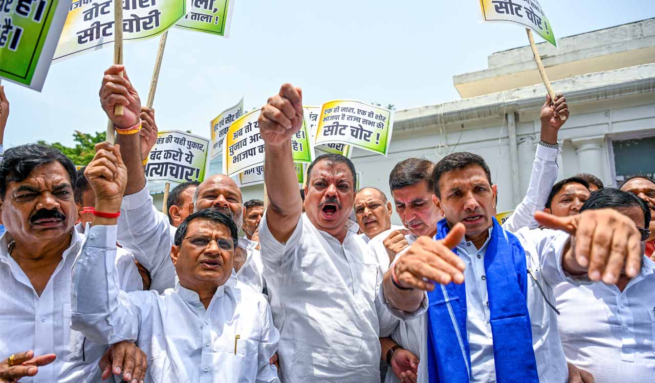 Congress protests cancellation of Meenakshi Natarajan’s Rajya Sabha nomination