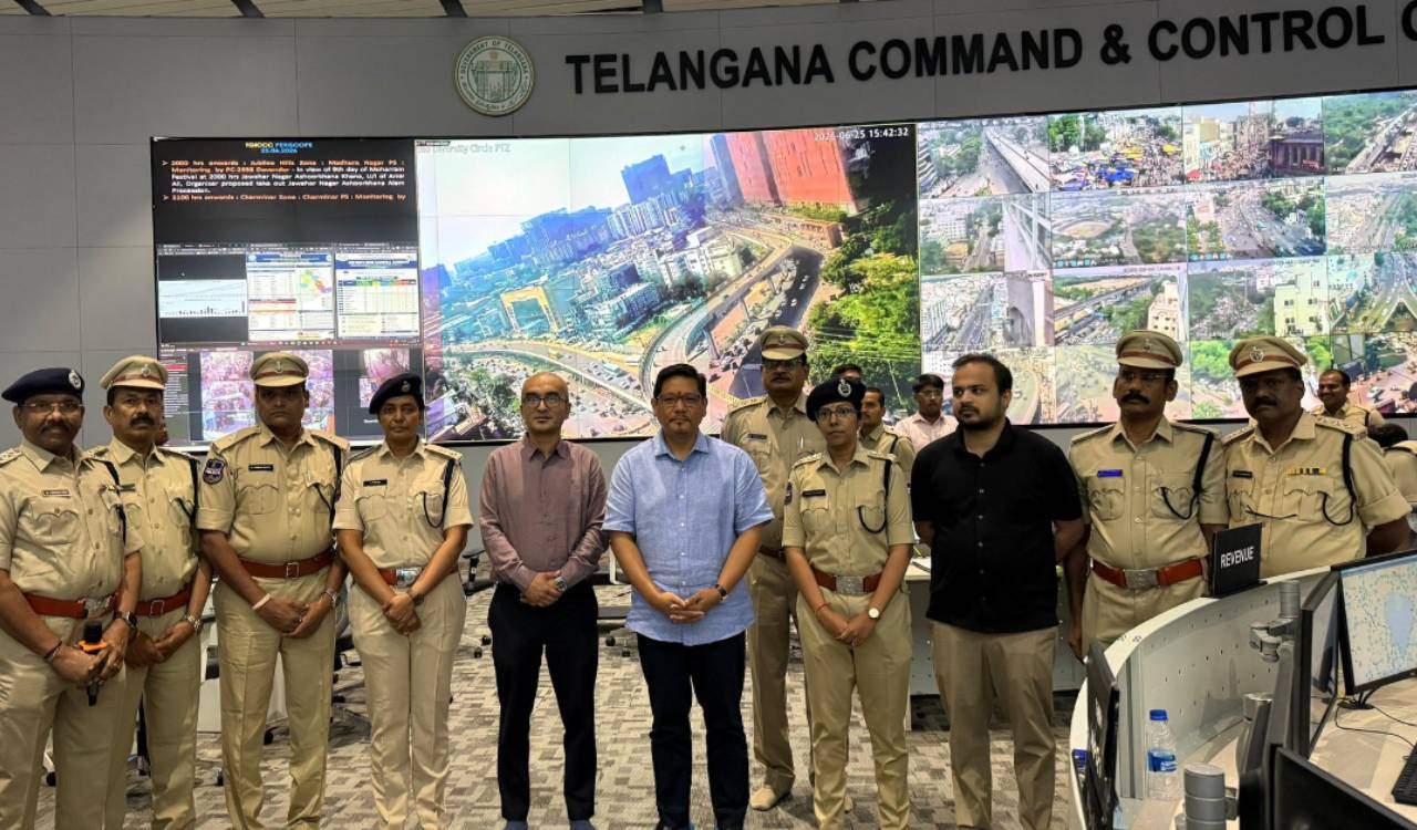 Meghalaya CM Sangma praises Hyderabad ICCC, plans to adopt system back home