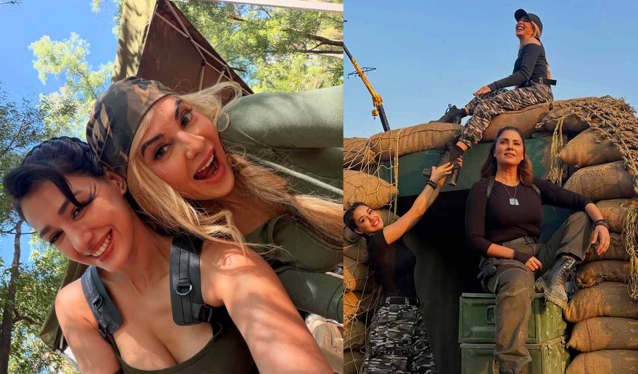 Disha Patani shares fun BTS moments with Jacqueline Fernandez, Raveena Tandon and Lara Dutta
