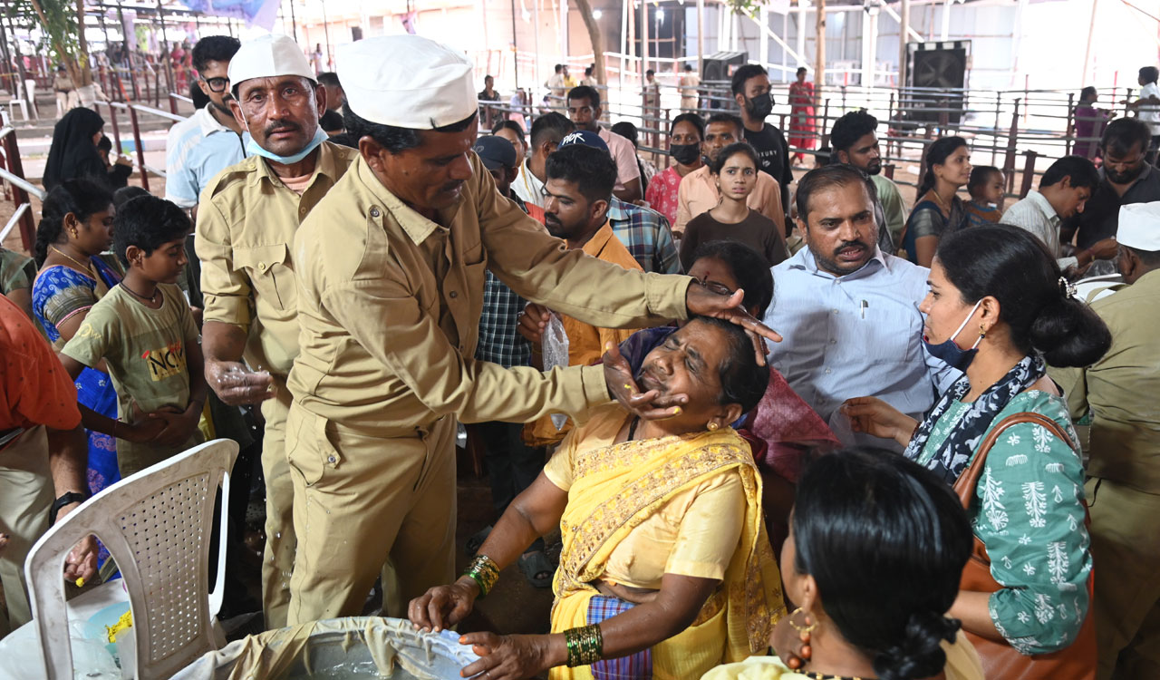 Visitors flock to Hyderabad for fish prasadam event