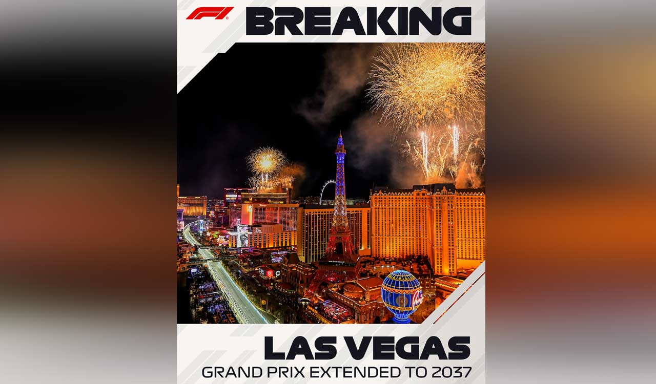 Formula 1 extends Las Vegas Grand Prix contract through 2037