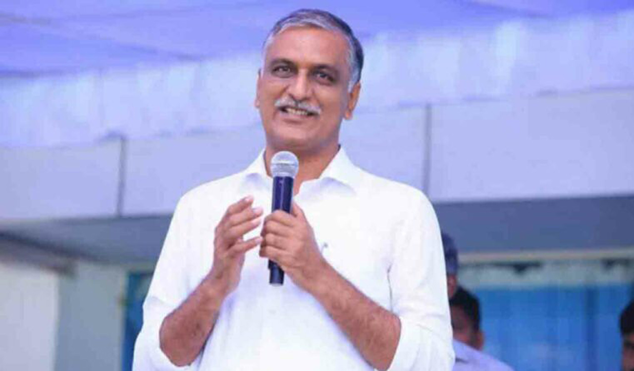 Police stop Harish Rao from entering Coal Handling Plant in Godavarikhani