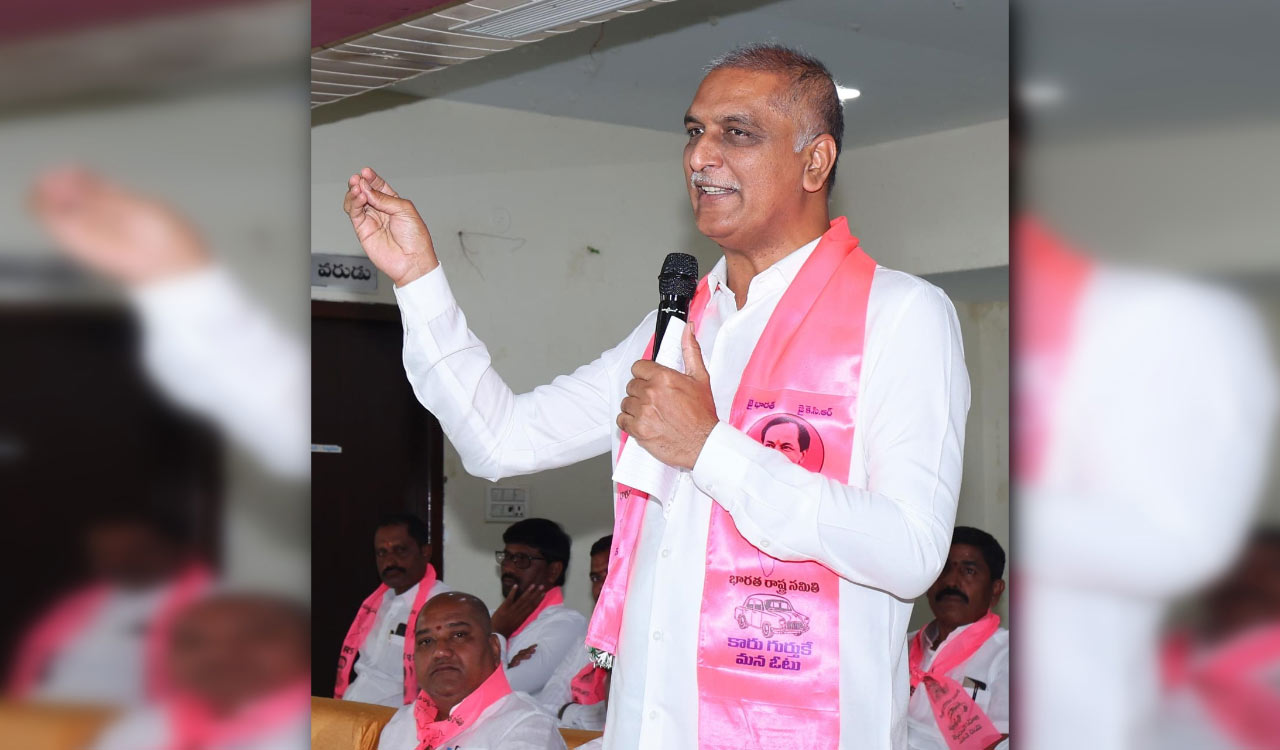 Congress replaced welfare schemes with scams: Harish Rao