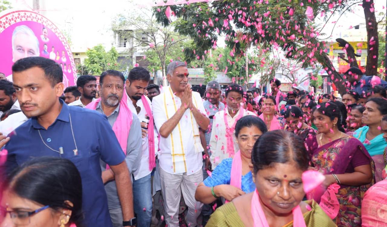 Jealous Congress halted several works in Siddipet: Harish