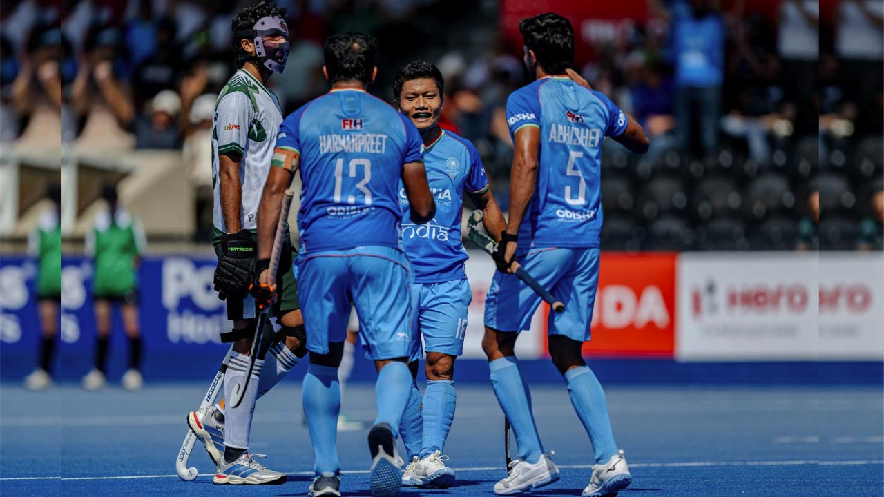 India defeat Pakistan 4-3 in thrilling FIH Pro League match in London