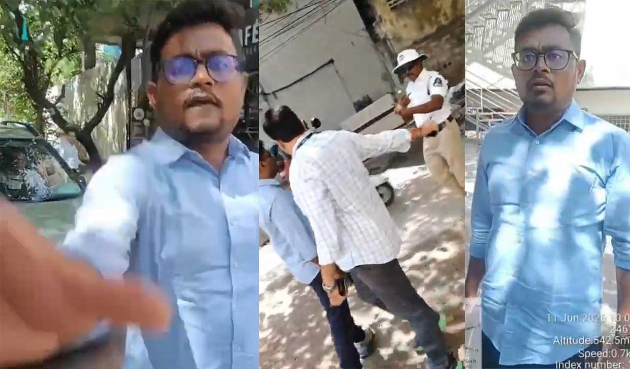 Hyderabad: Traffic constable alleges assault by GHMC officials in Banjara Hills