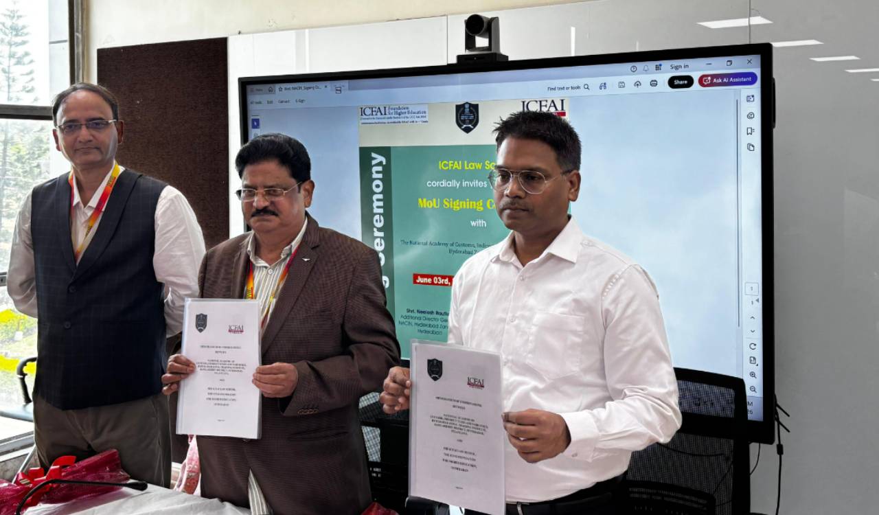 ICFAI Law School, NACIN sign pact to strengthen legal education