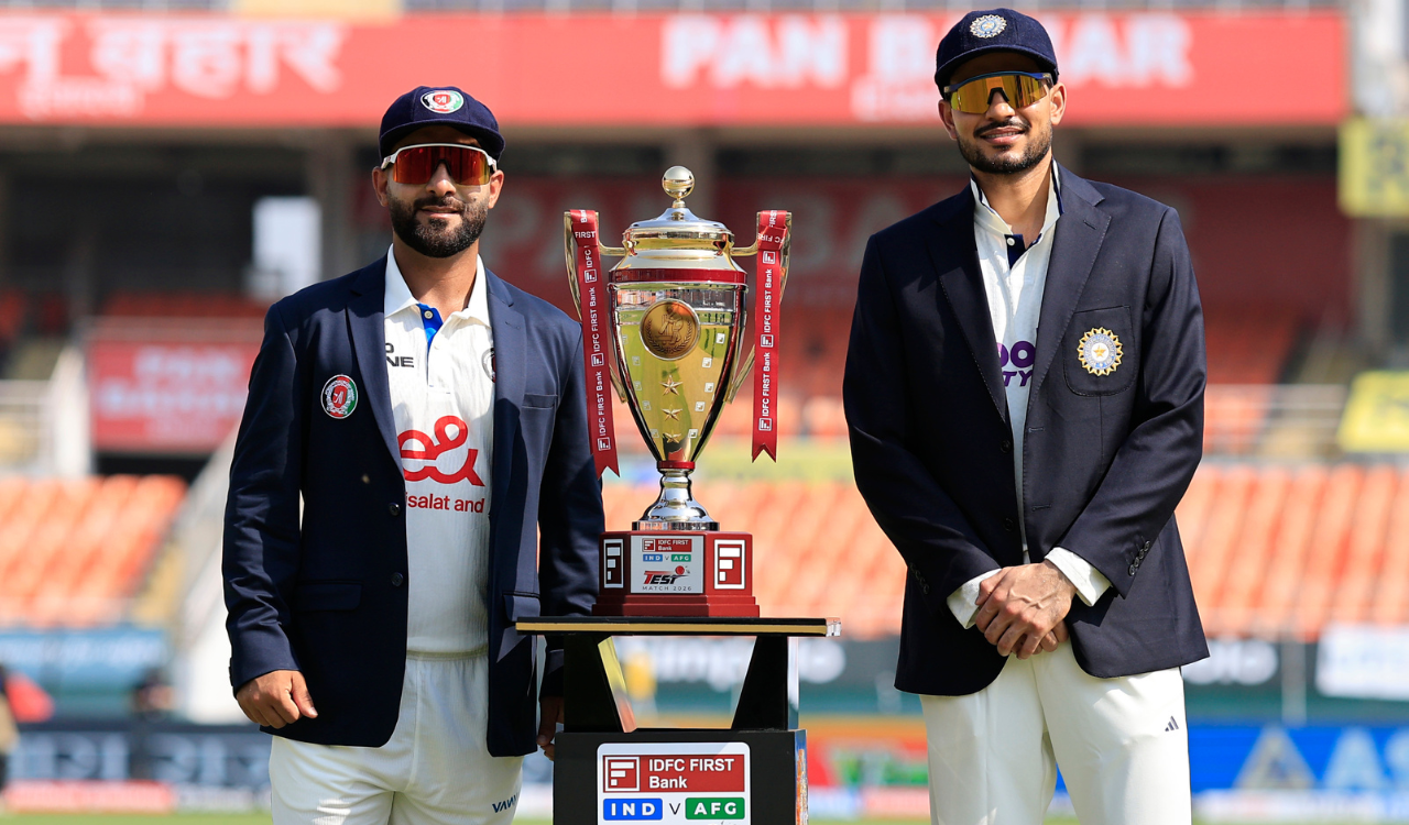 India opts to bat against Afghanistan in one-off Test; Manav Suthar makes debut