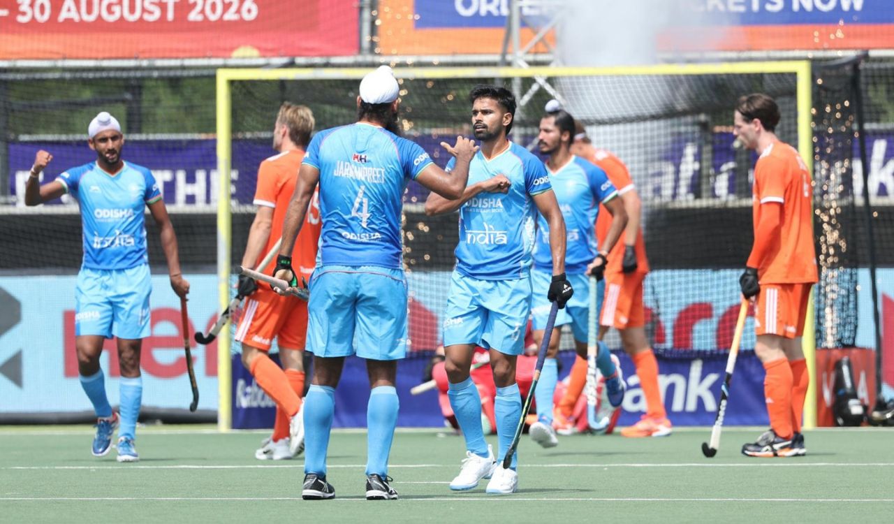 India downs a fighting Netherlands