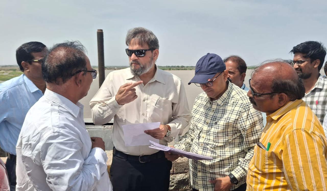 KRMB engineers inspect RDS amid Krishna Water dispute