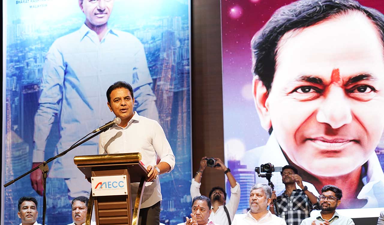 KT Rama Rao discusses Singapore development model with NRIs during Malaysia visit