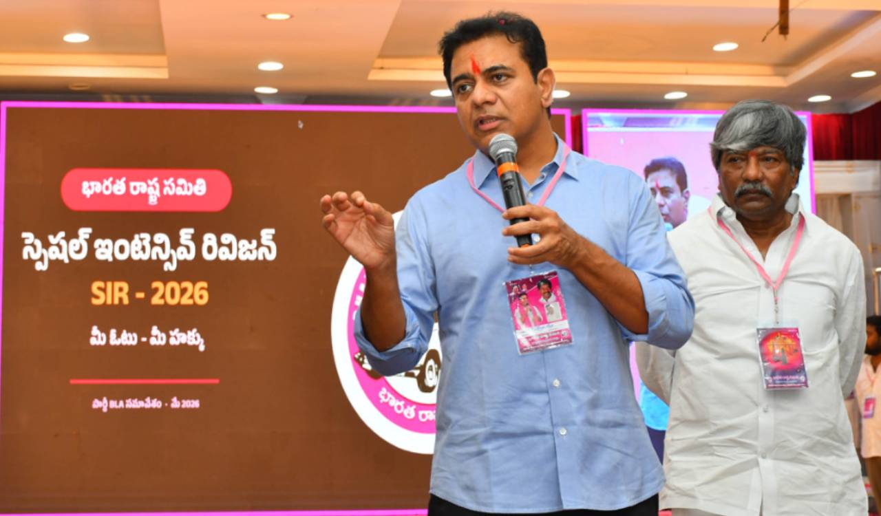 KTR urges BRS cadres to stay vigilant during SIR exercise in Telangana