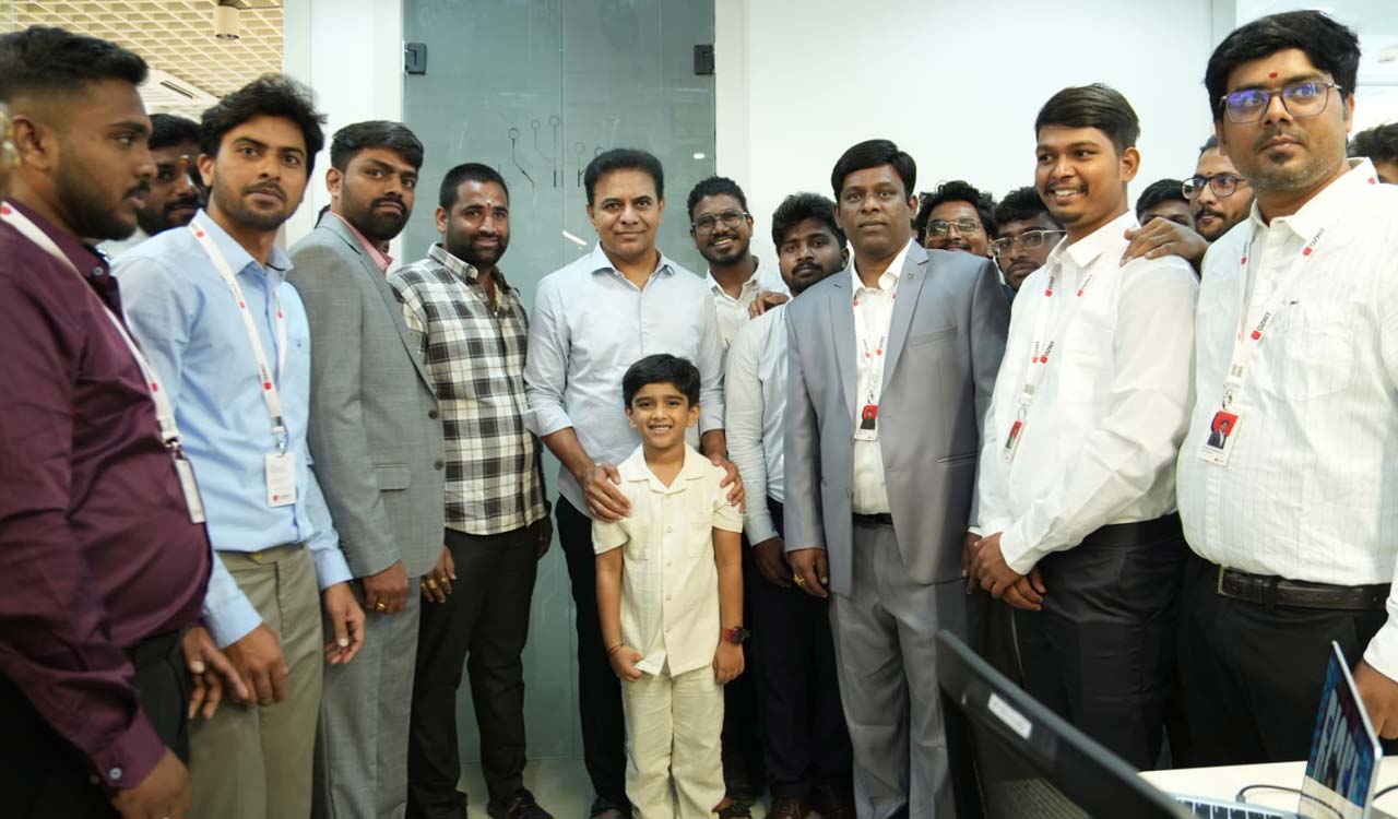 KTR inaugurates Ozrit’s new technology facility in Gachibowli