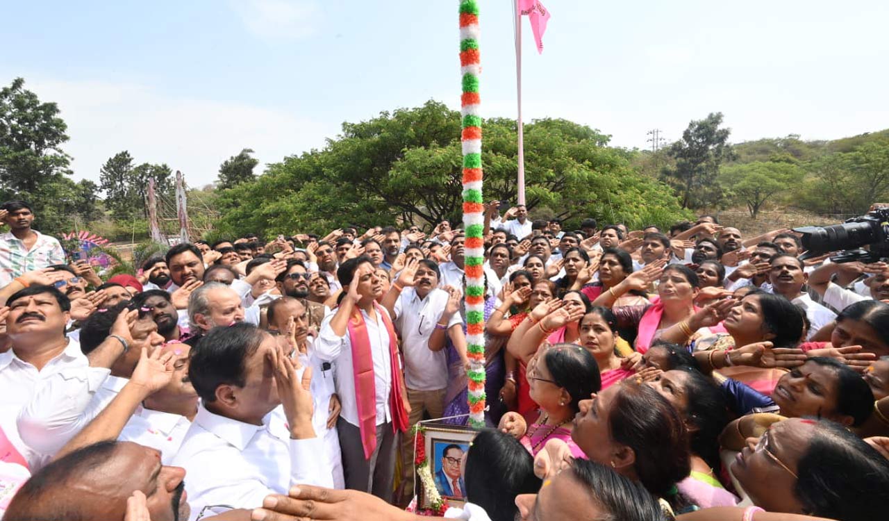 BRS marks State Formation Day with grand celebrations across Telangana, abroad