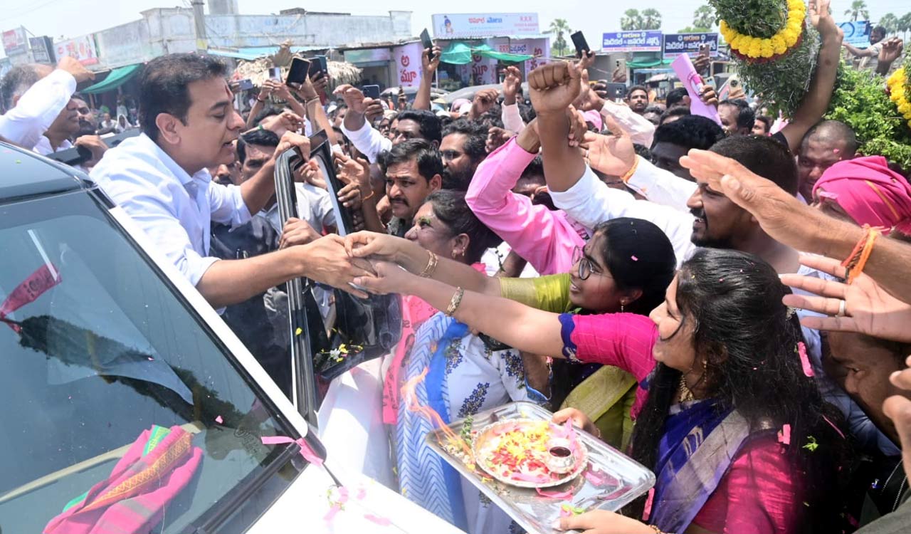 KTR accuses Congress government of reversing Telangana’s development
